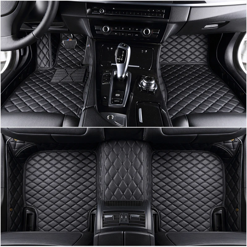 

Custom Car Floor Mats for Audi Q7 7 Seat three rows 2006-2015 Years 100% Fit Auto Interior Details Car Accessories Carpet