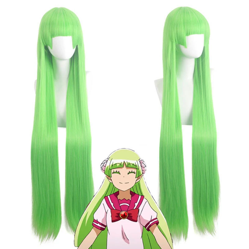 100cm Anime Welcome to Demon-School Iruma-kun Wallach Clara Wig Cosplay Wigs Playing Green Hair Halloween Long Straight Wigs
100cm Anime Welcome to Demon-School Iruma-kun Wallach Clara Wig Cosplay Wigs Playing Green Hair Halloween Long Straight Wigs