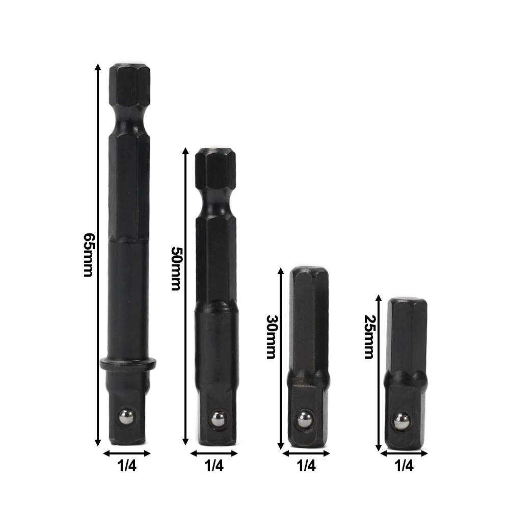 Impact Sockets Adapters 1/4 In Shank Drill Bits-Extension Rods For Driver Hex Shank To Square Sockets Extension 1/4pcs
Impact Sockets Adapters 1/4 In Shank Drill Bits-Extension Rods For Driver Hex Shank To Square Sockets Extension 1/4pcs