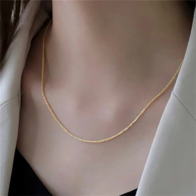 Buy One Hair Two 2023 New Popular Silver Colour Sparkling Clavicle Chain Choker Necklace For Women Fashion Jewelry Party Gift
Buy One Hair Two 2023 New Popular Silver Colour Sparkling Clavicle Chain Choker Necklace For Women Fashion Jewelry Party Gift