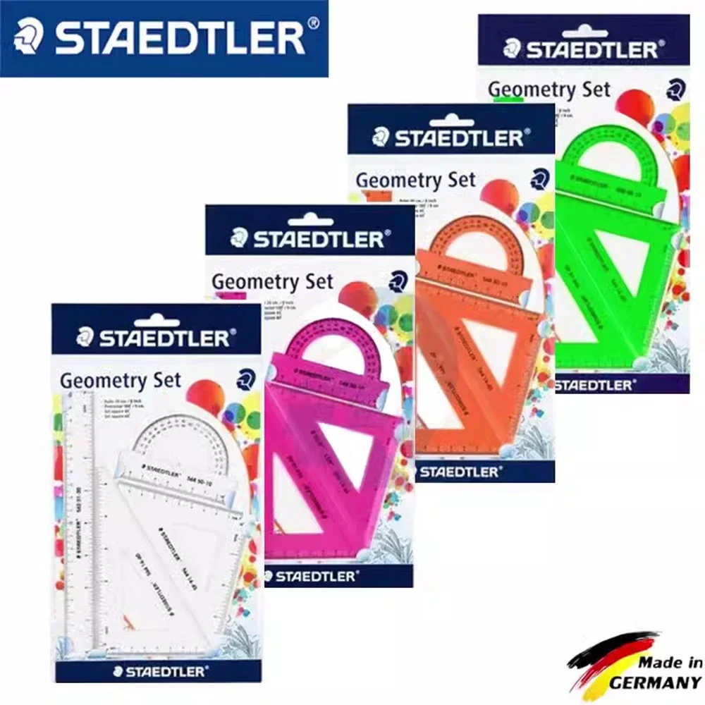 Немецкая линейка STAEDTLER набор для студентов Цветная многофункциональная линейка для рисования Треугольная пластина транспортир Канцтовары для творчества
Немецкая линейка STAEDTLER набор для студентов Цветная многофункциональная линейка для рисования Треугольная пластина транспортир Канцтовары для творчества