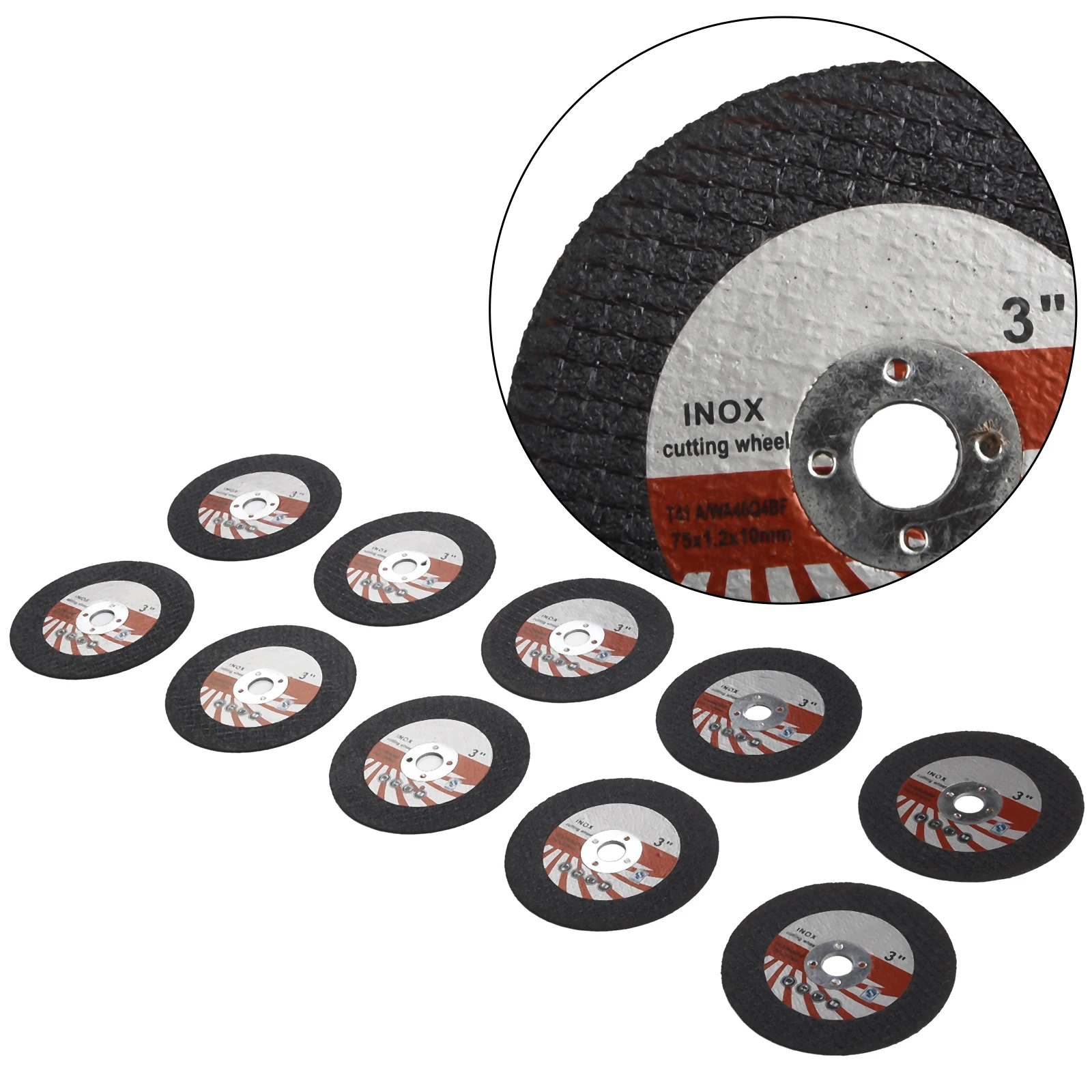 10pcs Mini Cutting Disc Circular Resin Grinding Wheels 75mm Ultra-thin Power Tool Part For Angle Grinder Accessories
10pcs Mini Cutting Disc Circular Resin Grinding Wheels 75mm Ultra-thin Power Tool Part For Angle Grinder Accessories