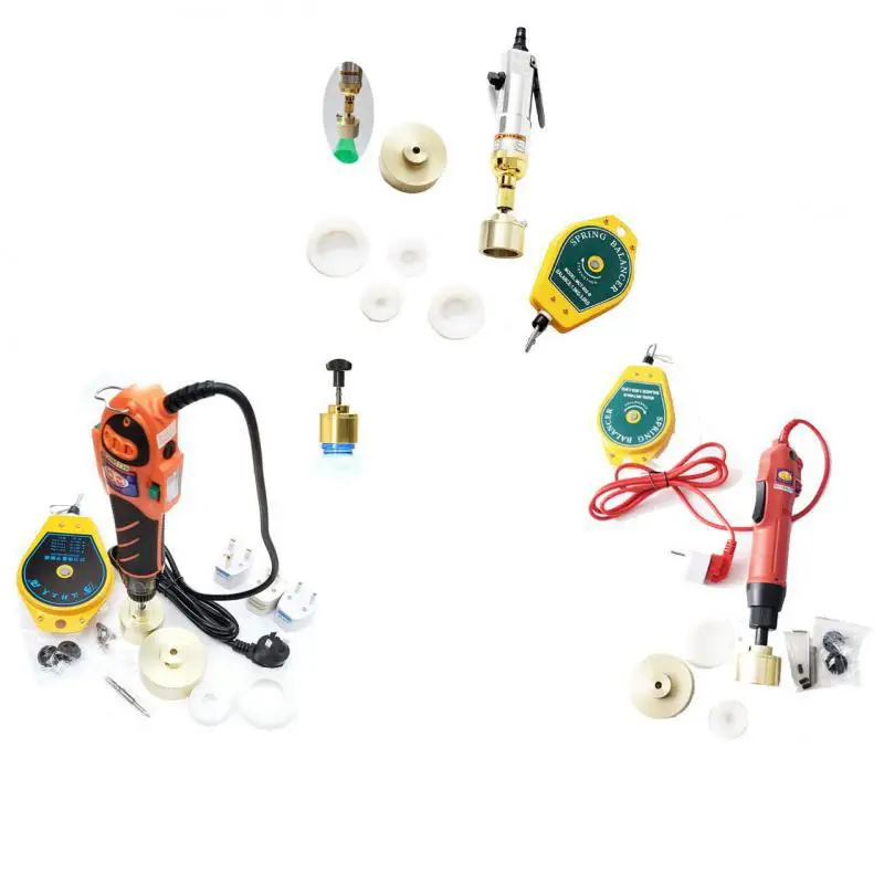 Electric Bottle Capping Machine Cap Screwing Manual Cover Capper 10-50mm Portable Semi Automatic Screw Tip Lid Locker
Electric Bottle Capping Machine Cap Screwing Manual Cover Capper 10-50mm Portable Semi Automatic Screw Tip Lid Locker