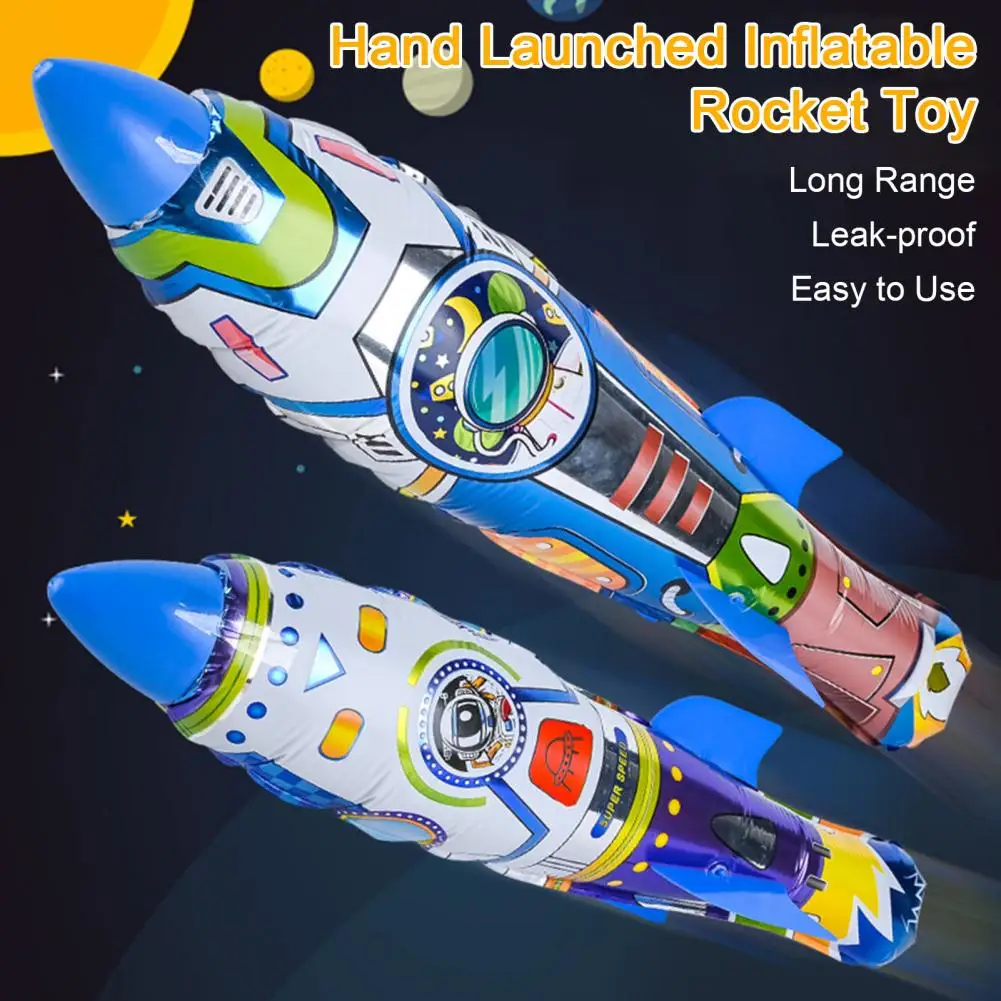 Inflatable Rocket Funny Lightweight Safe Game Inflatable Hand Throwing Rocket Outdoor Supply Kid Rocket Toy Inflatable Toy
Inflatable Rocket Funny Lightweight Safe Game Inflatable Hand Throwing Rocket Outdoor Supply Kid Rocket Toy Inflatable Toy