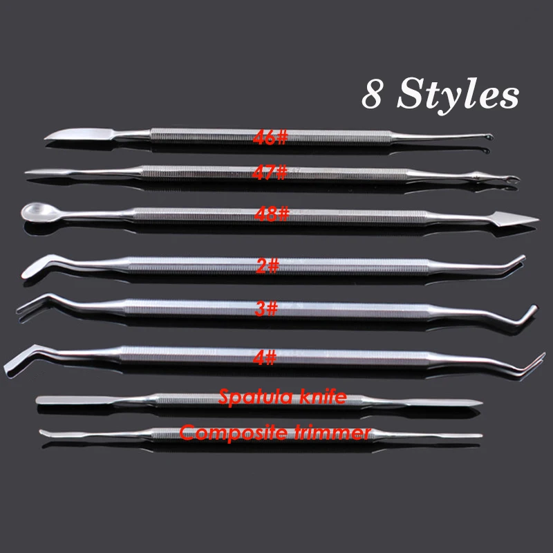 Dental Spatula Mixing Knife Wax Carver Double Ended Composite Resin Filling Instrument Stainless Steel Wax Scoop Sculpting Tools
Dental Spatula Mixing Knife Wax Carver Double Ended Composite Resin Filling Instrument Stainless Steel Wax Scoop Sculpting Tools
