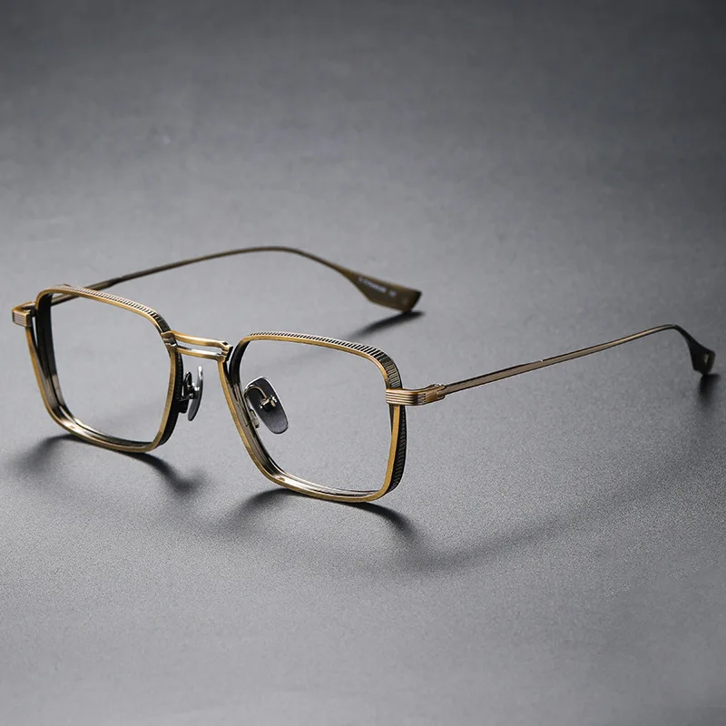 Brand Retro Oversized Anti Blue Light Reading Glasses Men Luxury 100% Pure Titanium Handmade Wide Full Frame Glasses for Men 125
Brand Retro Oversized Anti Blue Light Reading Glasses Men Luxury 100% Pure Titanium Handmade Wide Full Frame Glasses for Men 125