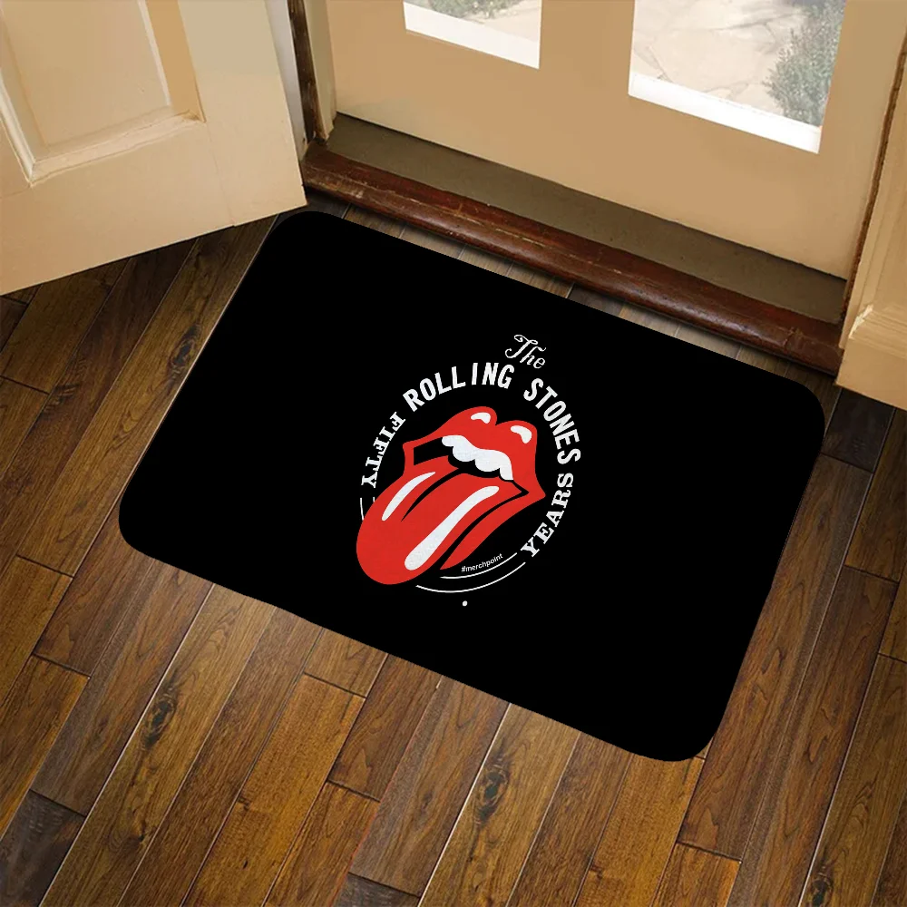 

the Rolling Stones Band Doormat Outdoor Mat for Hallway on the Floor Doormat Entrance to Home Decor Items Customized Bedroom Rug