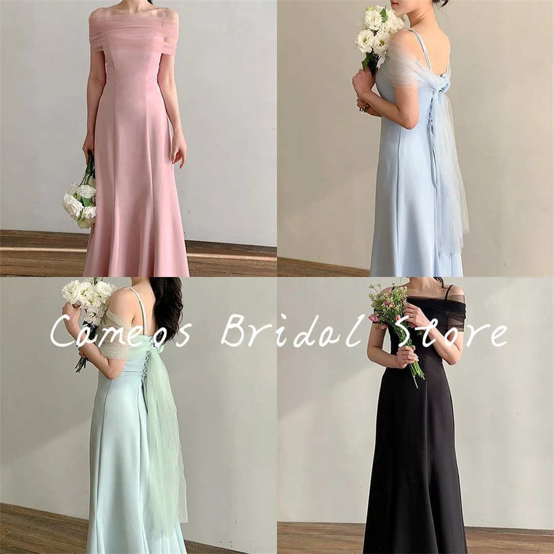 SONDR Off Shoulder Black 드레스 Evening Dress Custom Made Satin Korea Sheath Simple Formal Prom Dress Evening Gown Bridal
SONDR Off Shoulder Black 드레스 Evening Dress Custom Made Satin Korea Sheath Simple Formal Prom Dress Evening Gown Bridal