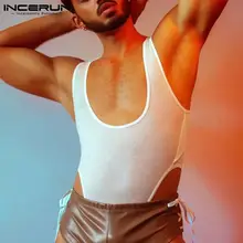 Solid All-match Simple Men Homewear Hollow Design Onesies Male Sexy Leisure Jumpsuit Sleeveless Triangle Bodysuits S-5XL INCERUN
Solid All-match Simple Men Homewear Hollow Design Onesies Male Sexy Leisure Jumpsuit Sleeveless Triangle Bodysuits S-5XL INCERUN