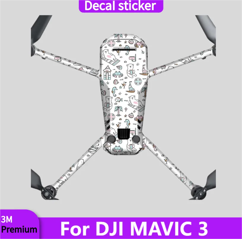 

For DJI MAVIC 3 Camera Drone Sticker Protective Skin Decal Vinyl Wrap Film Anti-Scratch Protector Coat Mavic3 Mavic 3 RC-N1 RCN1