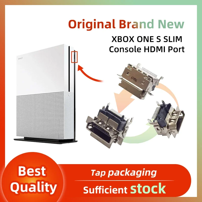 OLYGameOriginal 1080P HDMI-compatible Interface Port Socket Replacement for XBOX ONE SLIM HDMI Port Motherboard Repair Connector
OLYGameOriginal 1080P HDMI-compatible Interface Port Socket Replacement for XBOX ONE SLIM HDMI Port Motherboard Repair Connector