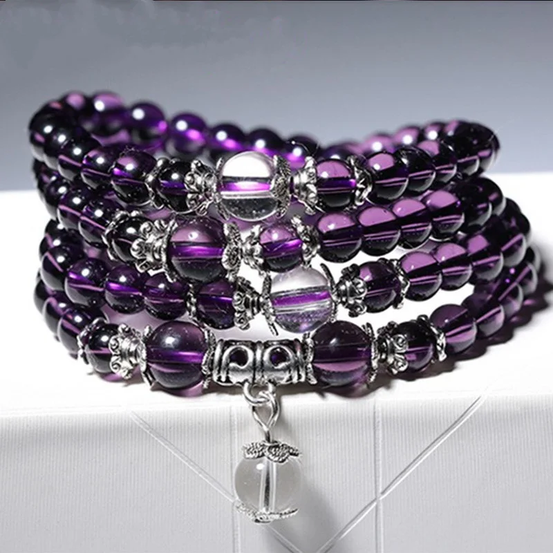 6pcs/lot Prayer 6mm Beads Imitation Crystal Bracelet Necklace Rosary Buddhist Buddha Lover Lucky Amulet Jewelry For Wholesales
6pcs/lot Prayer 6mm Beads Imitation Crystal Bracelet Necklace Rosary Buddhist Buddha Lover Lucky Amulet Jewelry For Wholesales