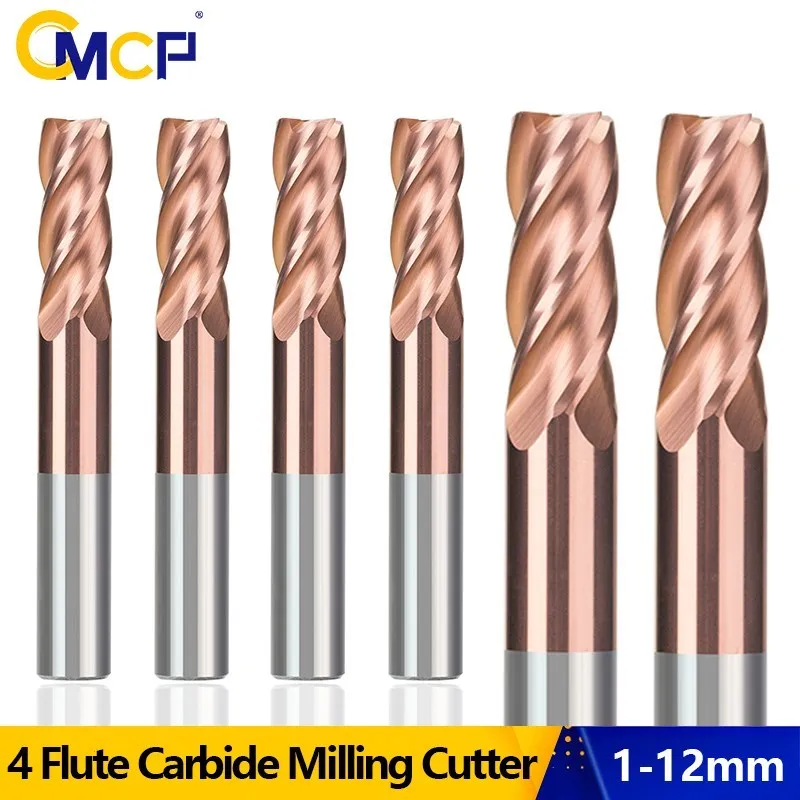 CMCP 1-20mm 4 Flute Milling Cutter TiCN Coated Carbide End Mill HRC60 Router Bit CNC Machining Milling Tools CNC Router Bit
CMCP 1-20mm 4 Flute Milling Cutter TiCN Coated Carbide End Mill HRC60 Router Bit CNC Machining Milling Tools CNC Router Bit