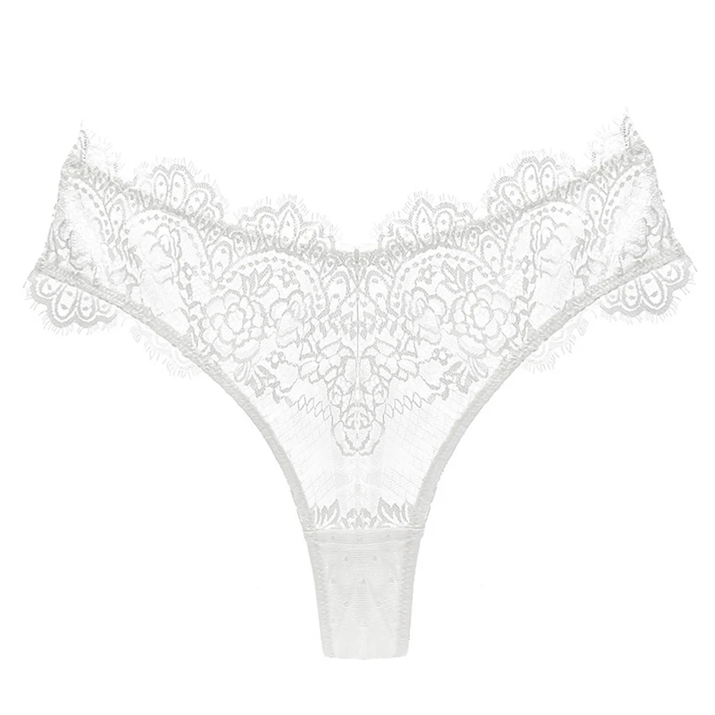 

Women Sexy Ultra Thin Lace Perspective Thong Panties Breathable See Through G String Briefs Temptation Underpants Underwear