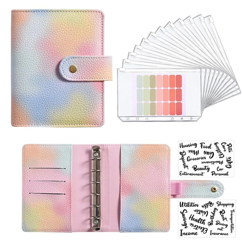 A7 PU Leather Binder Notebook Agenda Planner Cash System Set,Binder Pocket for Money Budget Saving Binder Housing Bill Organize
A7 PU Leather Binder Notebook Agenda Planner Cash System Set,Binder Pocket for Money Budget Saving Binder Housing Bill Organize