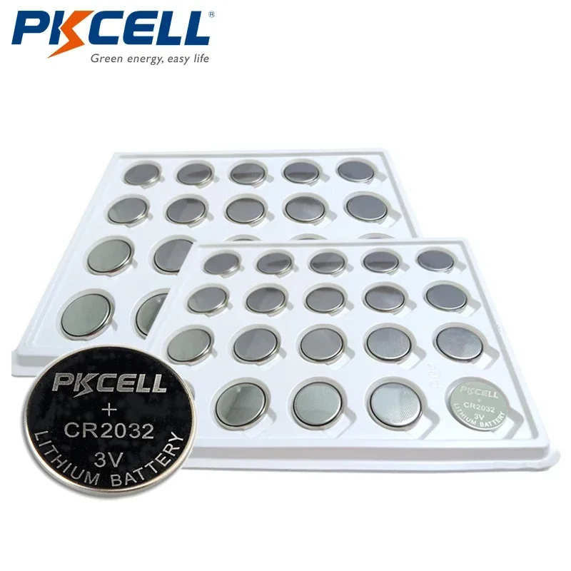 50Pcs PKCELL Battery CR2032 Batteries 3V BR2032 DL2032 ECR2032 2032 SB-T15 Bateria CR2032 Lithium Button Battery Batteries
50Pcs PKCELL Battery CR2032 Batteries 3V BR2032 DL2032 ECR2032 2032 SB-T15 Bateria CR2032 Lithium Button Battery Batteries