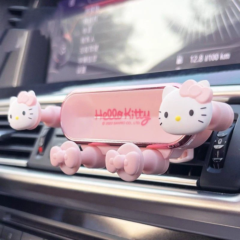 Kawaii Sanrio Anime Cartoon Mobile Phone Holder Pink Hello Kitty Car Phone Holder Cute Air Outlet Navigation Frame Creative Gift
Kawaii Sanrio Anime Cartoon Mobile Phone Holder Pink Hello Kitty Car Phone Holder Cute Air Outlet Navigation Frame Creative Gift