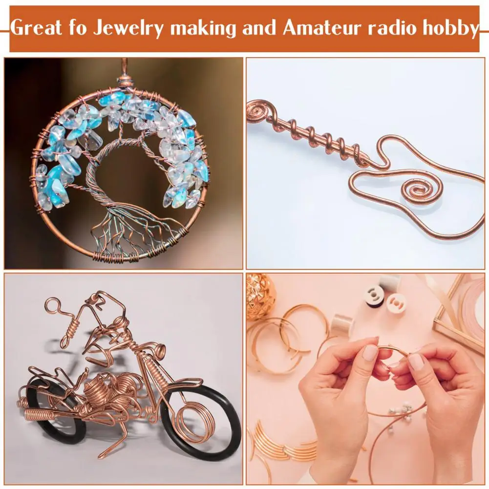 1 рулон подходит для изготовления металлических украшений, проектов «сделай сам», плетения, садоводства и многого другого
1 рулон подходит для изготовления металлических украшений, проектов «сделай сам», плетения, садоводства и многого другого