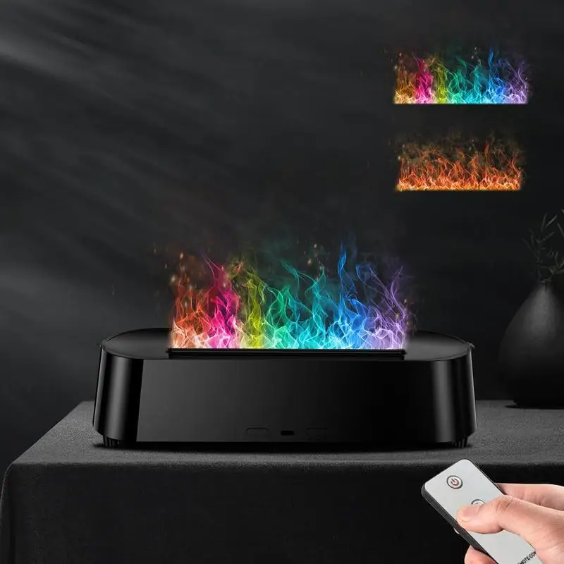 Colorful Flame Humidifier, 1 Piece Waterless Auto Off & Ultra-quiet Air Humidifier with LED Light & Remote Control, Desk Esse
Colorful Flame Humidifier, 1 Piece Waterless Auto Off & Ultra-quiet Air Humidifier with LED Light & Remote Control, Desk Esse