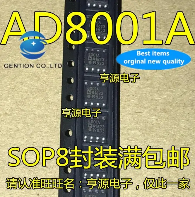 10 шт., 100% оригинальная новая планшетофон AD8001AR AD8001ARZ AD8001, микросхема усилителя
10 шт., 100% оригинальная новая планшетофон AD8001AR AD8001ARZ AD8001, микросхема усилителя