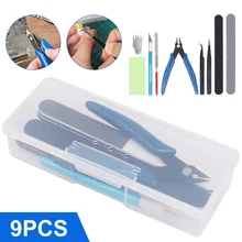 9pcs NEW Model Building Tools Combo Gundam Modeler Basic Tools Craft Set For Car Model Building Kit Accessories
9pcs NEW Model Building Tools Combo Gundam Modeler Basic Tools Craft Set For Car Model Building Kit Accessories