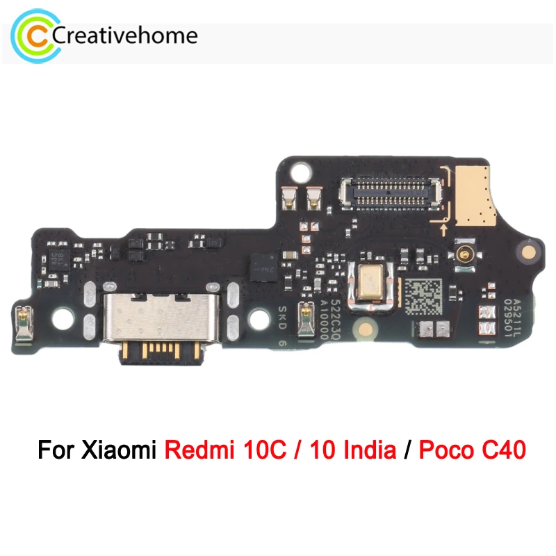 Плата зарядного порта для Xiaomi Poco C40 / Redmi 10C / Redmi 10, Индия, зарядная док-станция USB для телефона, запасные части для ремонта
Плата зарядного порта для Xiaomi Poco C40 / Redmi 10C / Redmi 10, Индия, зарядная док-станция USB для телефона, запасные части для ремонта
