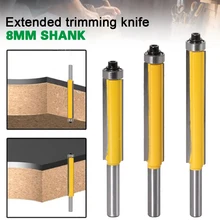 8mm Shank Flush Trim Router Bit Wood Cutter with Bearing for Wood Template Pattern Bit Milling Cutter Woodwork Milling Tools
8mm Shank Flush Trim Router Bit Wood Cutter with Bearing for Wood Template Pattern Bit Milling Cutter Woodwork Milling Tools