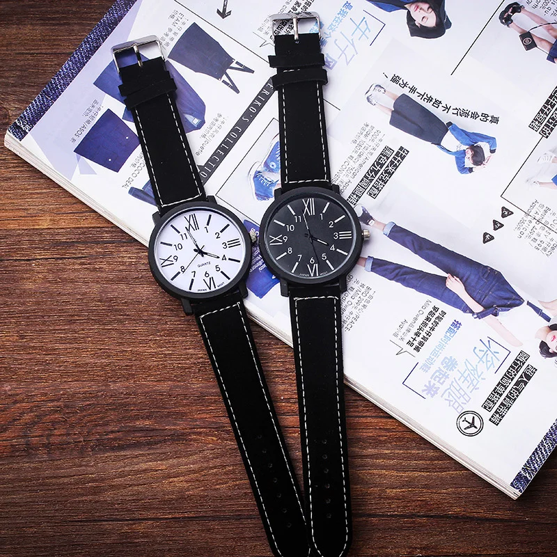 Romantic Big Dial Watch Leather Band Watch Fashion Cute Wristwatch Women Men Clock Quartz Watches Women Clock 
Romantic Big Dial Watch Leather Band Watch Fashion Cute Wristwatch Women Men Clock Quartz Watches Women Clock