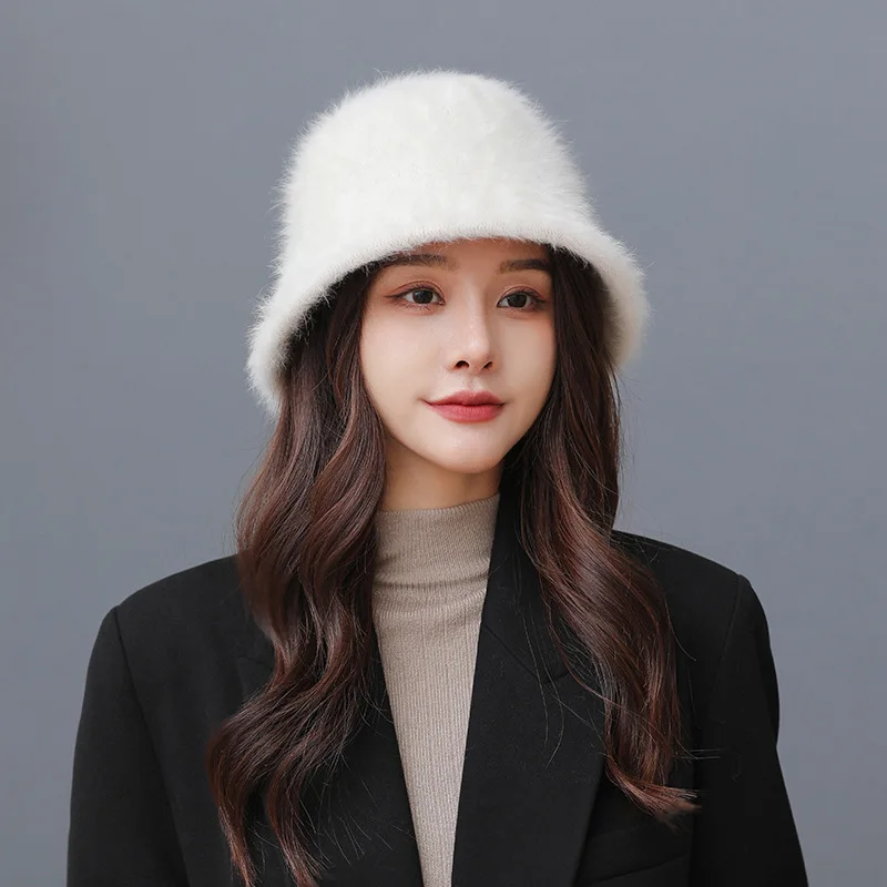 Rabbit hair bucket hat, female fur fisherman hat, Korean version, warm hat, autumn and winter basin hat, winter plush hat
Rabbit hair bucket hat, female fur fisherman hat, Korean version, warm hat, autumn and winter basin hat, winter plush hat