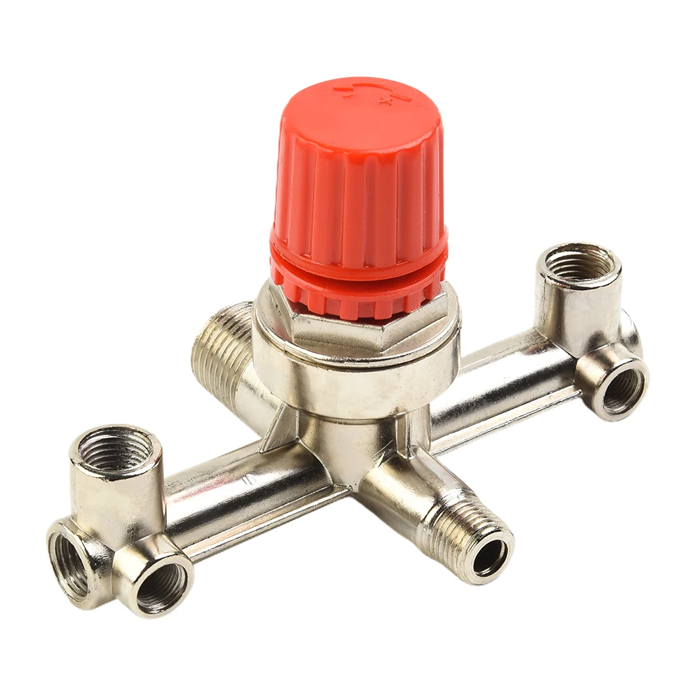 Regulator Valve Double Outlet Tube Piston Air Compressor Switch Pressure Regulator Valve Fitting/Zinc Alloy Tool Part 16.5x8.5cm
Regulator Valve Double Outlet Tube Piston Air Compressor Switch Pressure Regulator Valve Fitting/Zinc Alloy Tool Part 16.5x8.5cm