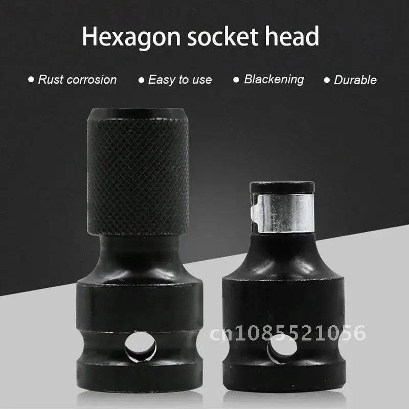 

Hex Ratchet Socket Conversion Tool Quick Release Converter 1/2" Square To 1/4" Impact Socket Adapter Impact Socket Adapter