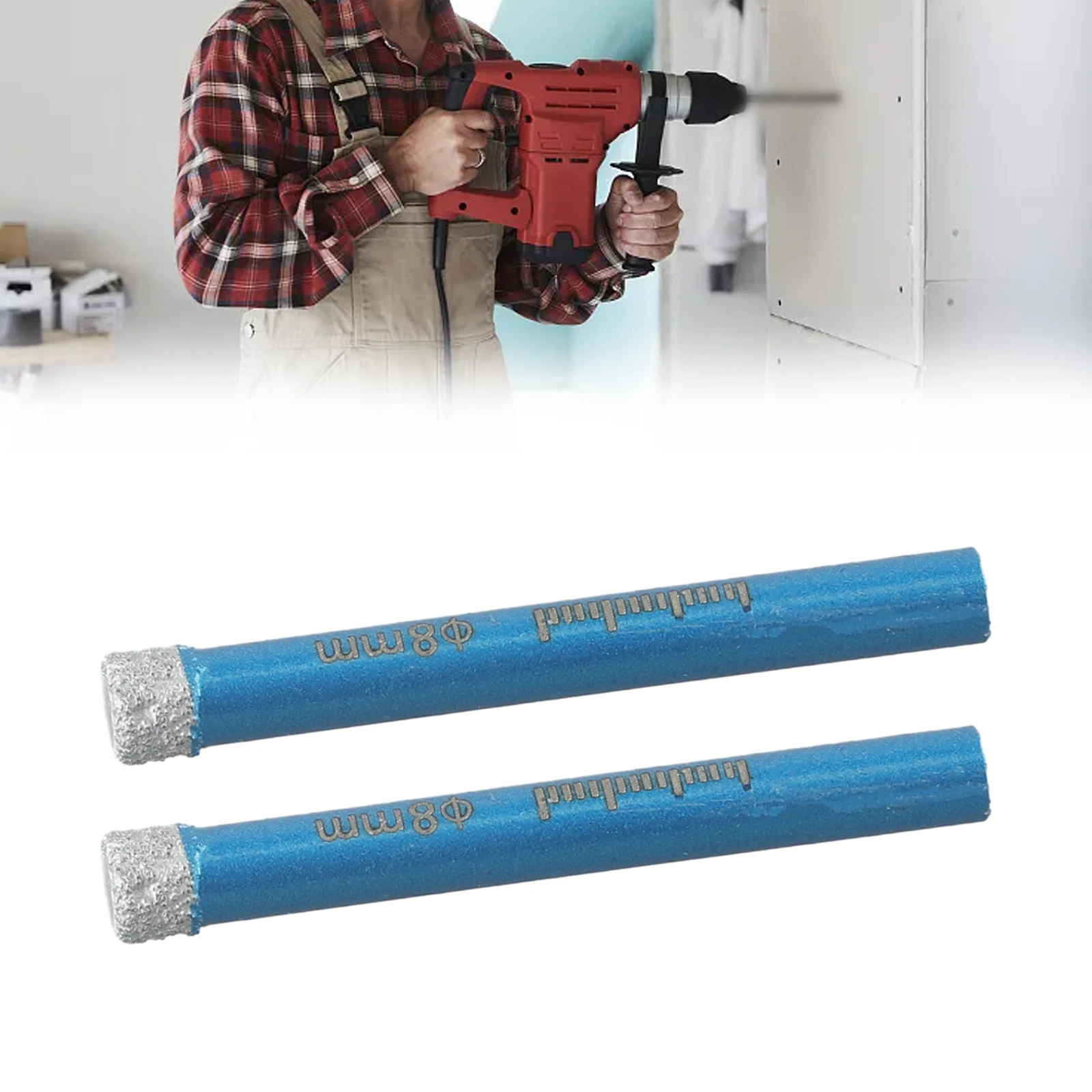 2pcs Drill Bit 6/8/10/12mm Diamond Coated Core Drilling Bits For Glass Marble Granite Quartz Ceramic Dry Drilling Tool
2pcs Drill Bit 6/8/10/12mm Diamond Coated Core Drilling Bits For Glass Marble Granite Quartz Ceramic Dry Drilling Tool