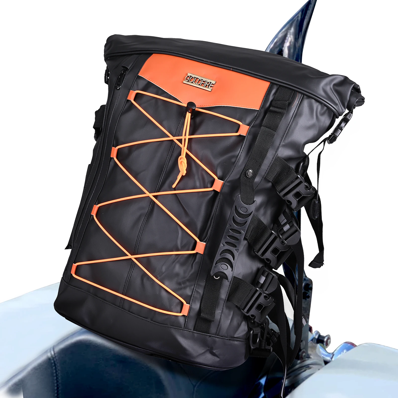 Expandable Motorcycle Tail Bag Travel Luggage Sissy Bar Bag Weather Resistant Tail Duffle Bag Gear Backpack with Sissy Bar Strap
Expandable Motorcycle Tail Bag Travel Luggage Sissy Bar Bag Weather Resistant Tail Duffle Bag Gear Backpack with Sissy Bar Strap