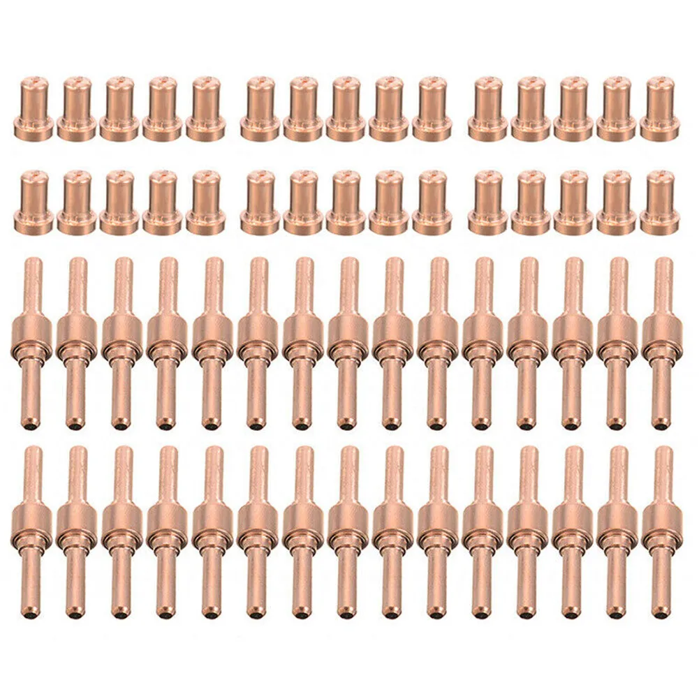PT-31 Plasma Cutter Consumables Electrodes Cutting Consumables Electrodes Replacement 12mm 60pcs Nozzle PT-31 Parts
PT-31 Plasma Cutter Consumables Electrodes Cutting Consumables Electrodes Replacement 12mm 60pcs Nozzle PT-31 Parts