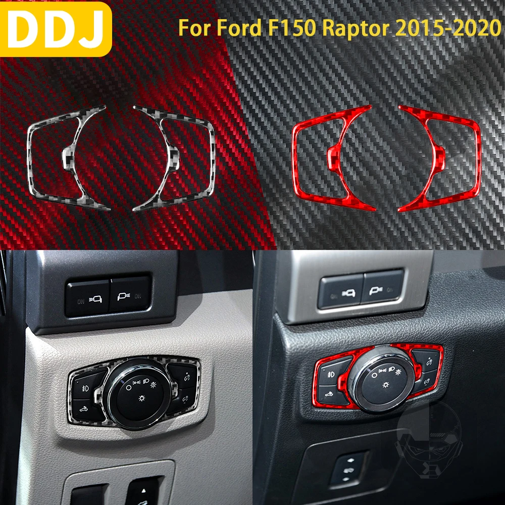 For Ford F150 Raptor 2015-2020 Accessories Carbon Fiber Interior Headlamp Adjustment Switch Trim Sticker Modification Decoration
For Ford F150 Raptor 2015-2020 Accessories Carbon Fiber Interior Headlamp Adjustment Switch Trim Sticker Modification Decoration