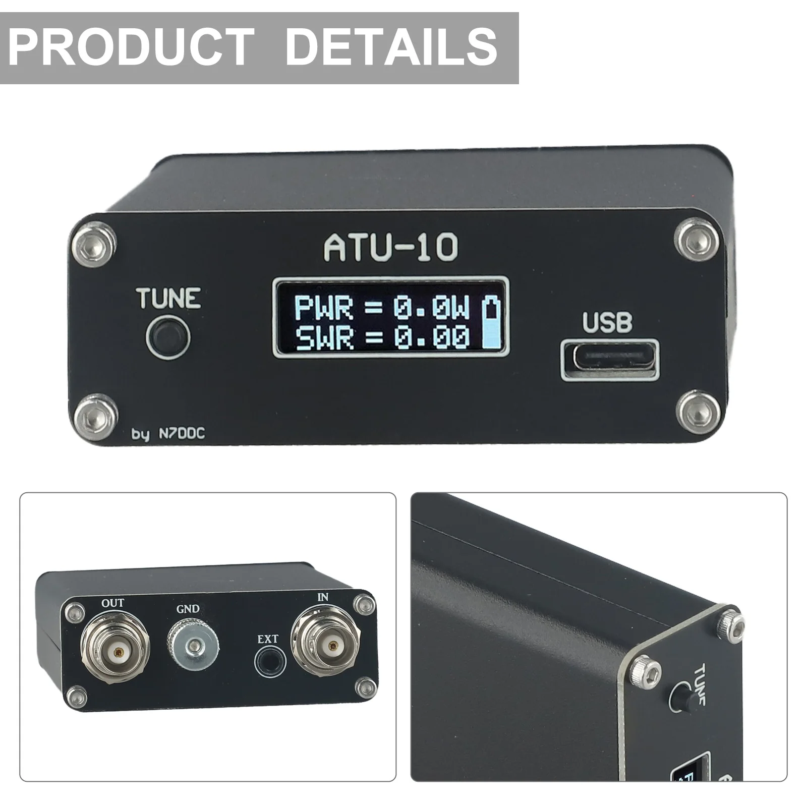 Повысьте уровень сигнала с помощью ATU10 ATU10 QRP автоматическим антенным тюнером N7DDC версии 1 6 идеально подходит для любой настройки
Повысьте уровень сигнала с помощью ATU10 ATU10 QRP автоматическим антенным тюнером N7DDC версии 1 6 идеально подходит для любой настройки