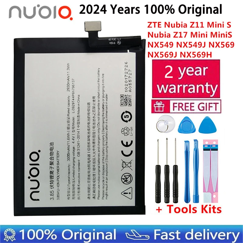 100% Original Li3929T44P6h796137 Battery For ZTE Nubia Z11miniS Z11 miniS NX549J Z17mini Z17 mini NX569H NX569J Battery 3000mAh
100% Original Li3929T44P6h796137 Battery For ZTE Nubia Z11miniS Z11 miniS NX549J Z17mini Z17 mini NX569H NX569J Battery 3000mAh