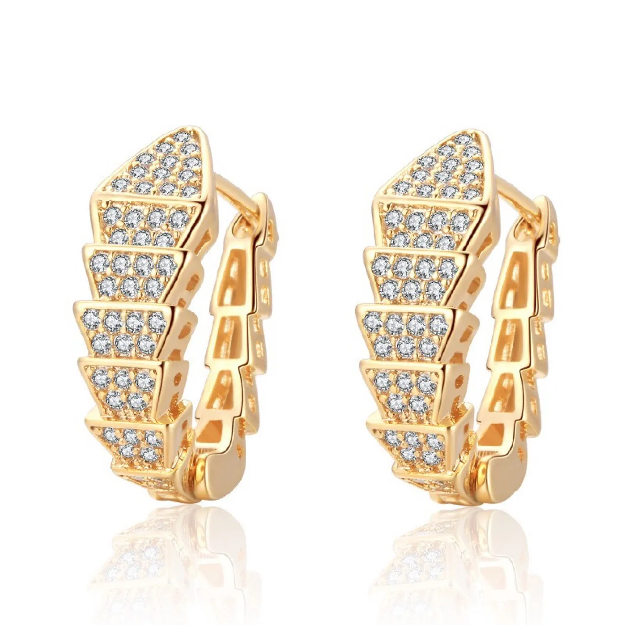 Ladies Snake Bone Personalized Earrings AAA Zirconia High-Quality Animal Fashion Earrings Birthday Party Wedding
Ladies Snake Bone Personalized Earrings AAA Zirconia High-Quality Animal Fashion Earrings Birthday Party Wedding