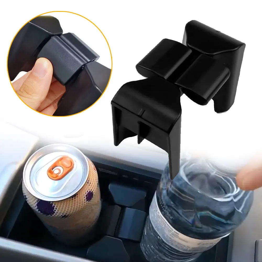 

1Pc Car Interior Drink Holder Center Console Cup Holder Insert Divider Kit Upgrade Accessorie for 2002-2007 Toyota Highlander