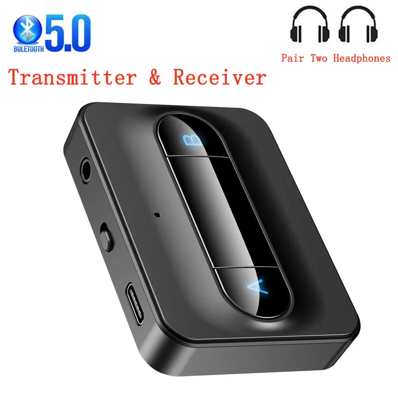 Bluetooth 5 0 приемник передатчик 3 мм AUX разъем стерео музыка беспроводной аудио