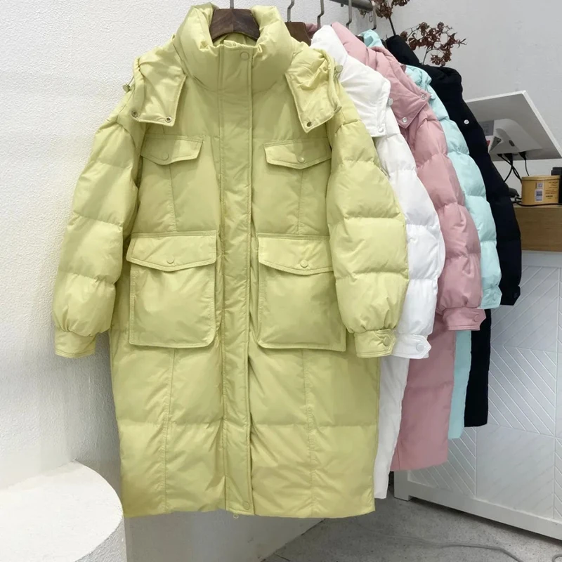 2023 Winter Women's Down Jackets Ultra Light Warm Casual Coat Female Puffer Jacket Cotton Padded Jacket Hooded Parka Overcoat
2023 Winter Women's Down Jackets Ultra Light Warm Casual Coat Female Puffer Jacket Cotton Padded Jacket Hooded Parka Overcoat