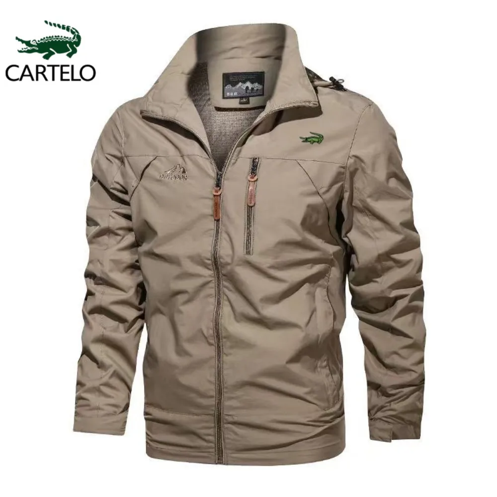 CARTELO Embroidered Trench Jacket for men Solid Color Hooded Outdoor New in Outerwear Spring Fall Outerwear Jacket for Men 5XL
CARTELO Embroidered Trench Jacket for men Solid Color Hooded Outdoor New in Outerwear Spring Fall Outerwear Jacket for Men 5XL