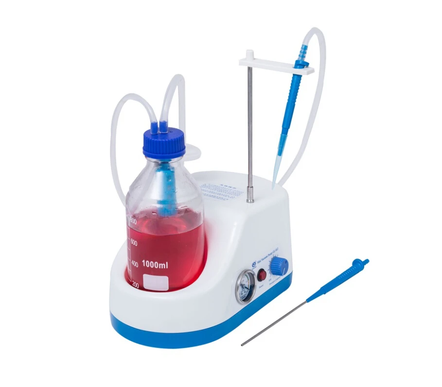 The miniature tabletop vacuum pump GL-805/GL-810/GL-812 comes with its own liquid overflow prevention device
The miniature tabletop vacuum pump GL-805/GL-810/GL-812 comes with its own liquid overflow prevention device