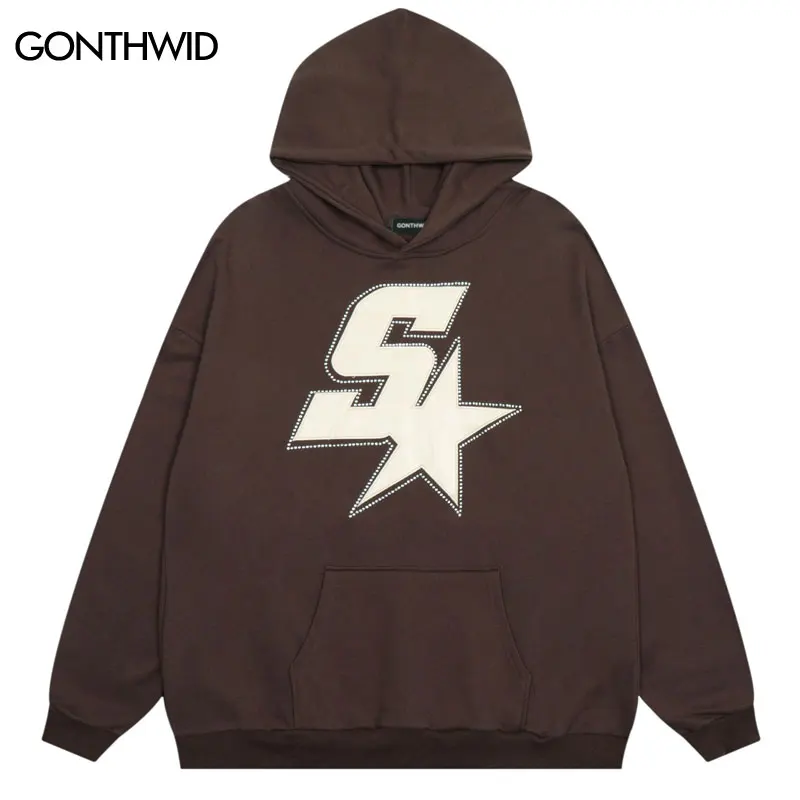 Hip Hop Men Hoodie Sweatshirt Embroidery Star Letter Hooded Streetwear 2023 Fashion Harajuku Casual Cotton Loose Pullover Tops
Hip Hop Men Hoodie Sweatshirt Embroidery Star Letter Hooded Streetwear 2023 Fashion Harajuku Casual Cotton Loose Pullover Tops