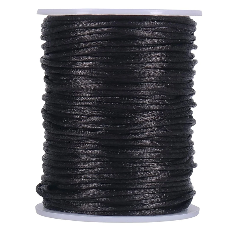 Satin Rattail Polyester Cord,295 Feet 2Mm Beading String For Macrame Bracelets, Jewelry Making, Arts And Crafts
Satin Rattail Polyester Cord,295 Feet 2Mm Beading String For Macrame Bracelets, Jewelry Making, Arts And Crafts