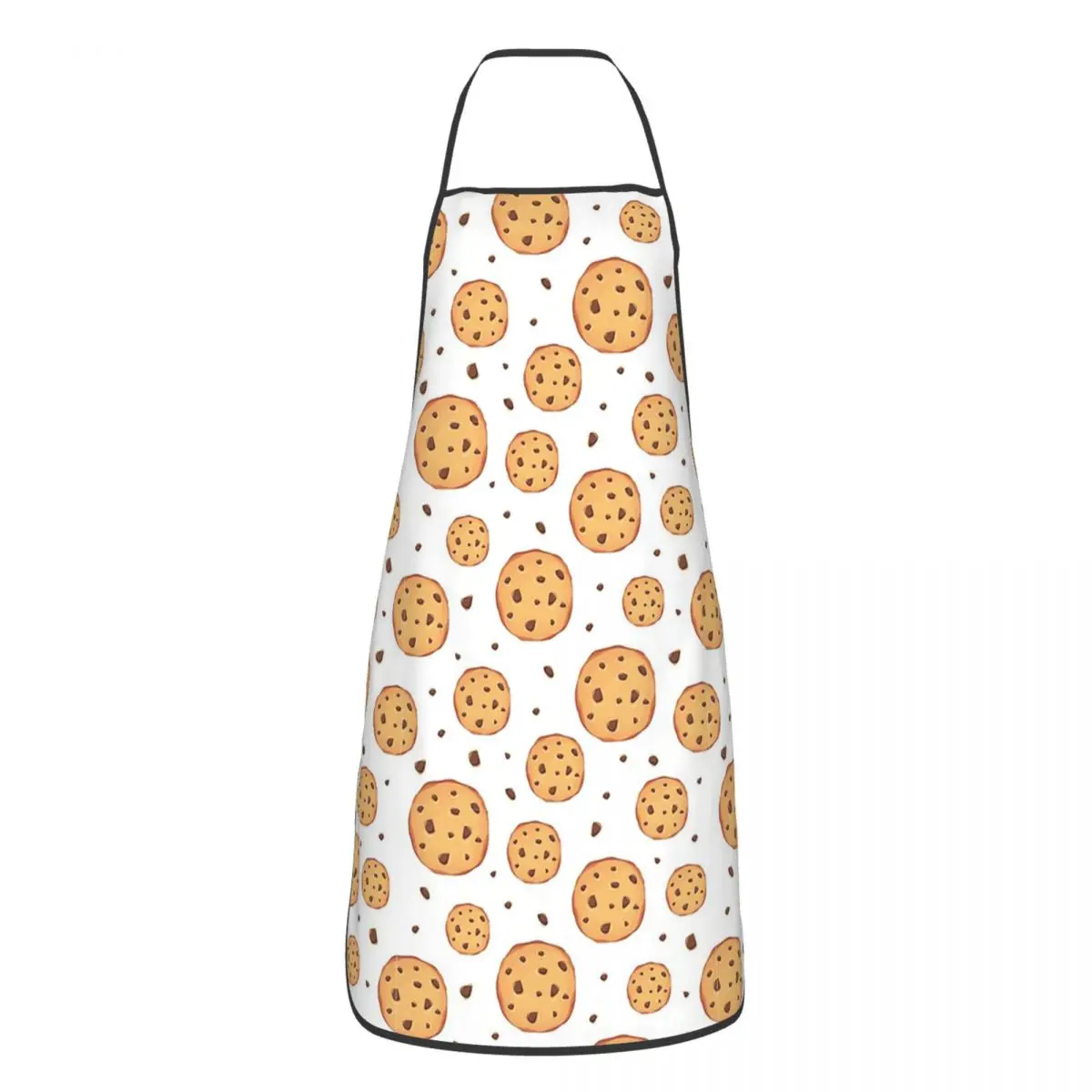 

Chocolate Chip Cookies Aprons Chef Cooking Cuisine Tablier Sleeveless Bib Kitchen Cleaning Pinafore for Women Men Gardening