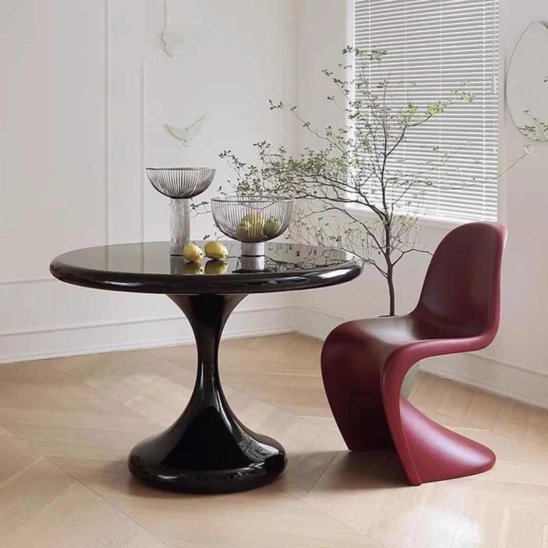 Salon Coffee Dining Table Center Round Dressing Outdoor Console Dining Table Small Patio Balcony Mesa Comedor Kitchen Furniture
Salon Coffee Dining Table Center Round Dressing Outdoor Console Dining Table Small Patio Balcony Mesa Comedor Kitchen Furniture