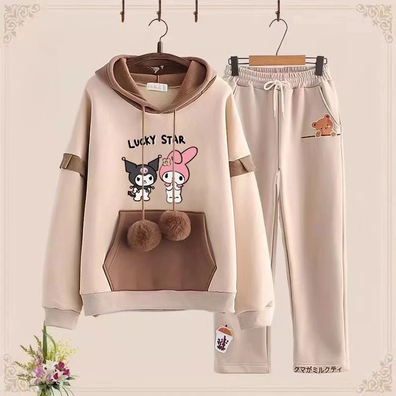 Anime Sanrio Kawaii Kuromi My Melody Y2k Girl Clothes Cartoon Printed Loose Cotton Hooded Sweatshirt Summer Student Casual Tops
Anime Sanrio Kawaii Kuromi My Melody Y2k Girl Clothes Cartoon Printed Loose Cotton Hooded Sweatshirt Summer Student Casual Tops