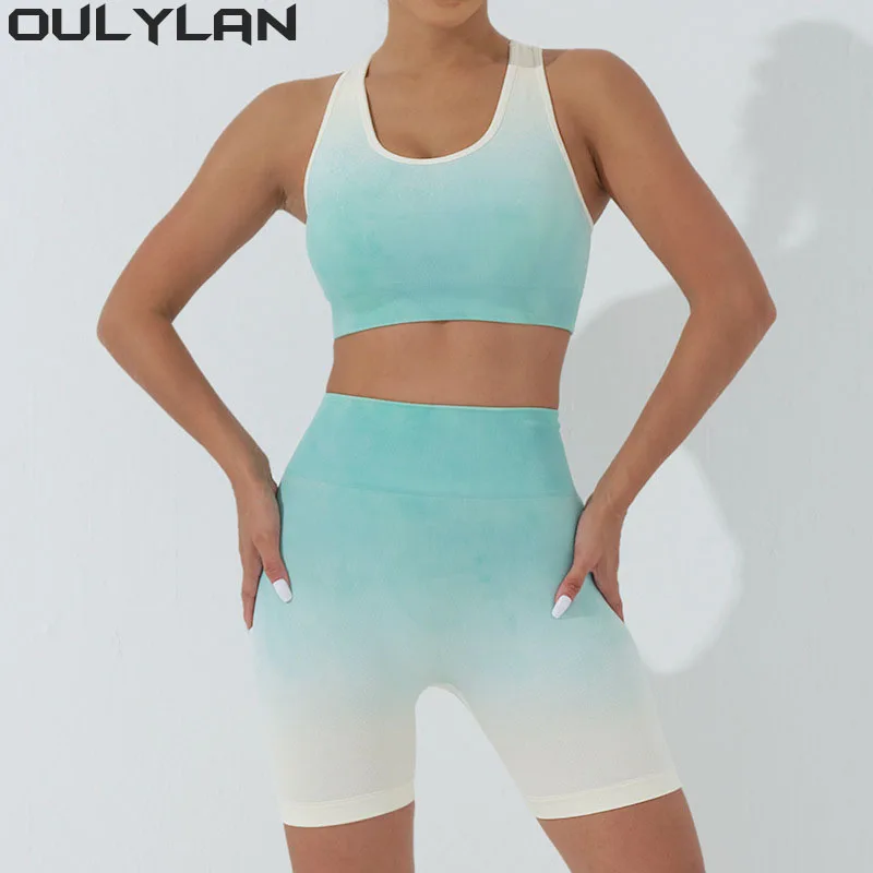 Бюстгальтер и шорты Oulylan, длинные леггинсы, 2 шт., бесшовный комплект для йоги и спортзала, одежда для тренировок, женская одежда для тренировок, для фитнеса и спорта
Бюстгальтер и шорты Oulylan, длинные леггинсы, 2 шт., бесшовный комплект для йоги и спортзала, одежда для тренировок, женская одежда для тренировок, для фитнеса и спорта