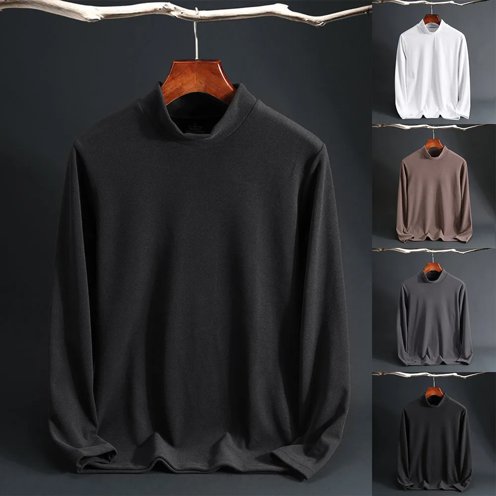 Mens Casual Half Turtleneck Pullover Long Sleeve Jumper Tops Warm Slim T-Shirt Autumn Winter Men's Pullovers Knitted Sweater
Mens Casual Half Turtleneck Pullover Long Sleeve Jumper Tops Warm Slim T-Shirt Autumn Winter Men's Pullovers Knitted Sweater